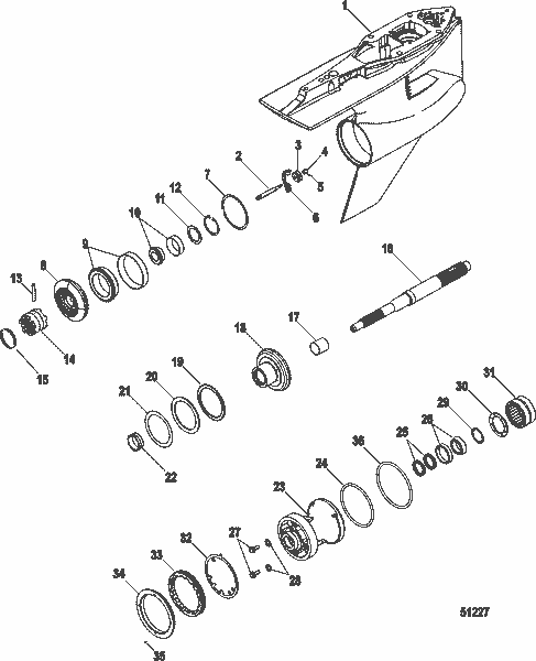 Order MERCURY 8M0053123 Gear Kit, Reverse