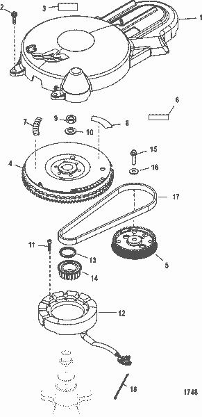 Order MERCURY 8M0053921 Flywheel