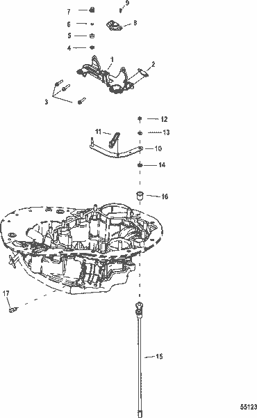 Order MERCURY 8M0058458 Bracket Assembly - Shift Link