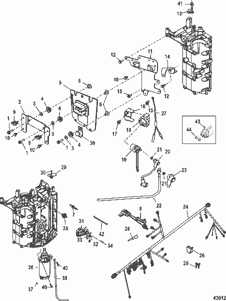 Order MERCURY 8M0059786 Ecm, Engine Control Module - 40 Jet