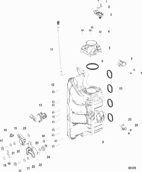 Order MERCURY 8M0060503 Bracket - Map Sensor