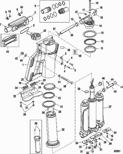 Order MERCURY 8M0085825 Bearing, Flanged Journal