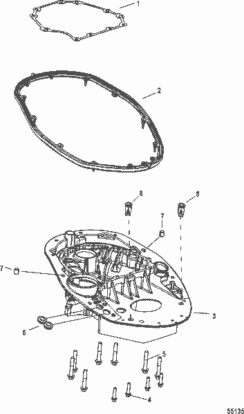 Order MERCURY 8M0088745 Gasket - Apaptor Plate/Block