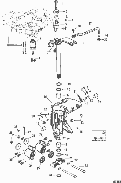 Order MERCURY 8M0096222 Washer, Upper Mount