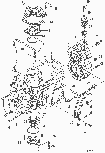 Order MERCURY 8M0106721 Bolt