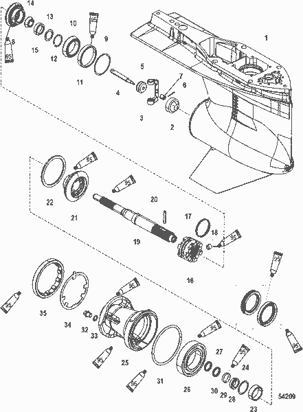 Order MERCURY 8M0118363 Gear, Reverse