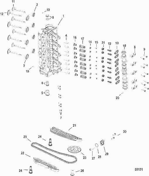 Order MERCURY 8M0128085 Chain - Cam Drive