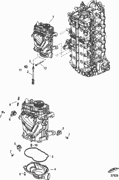 Order MERCURY 8M0138655 Fitting, Water, Supercharger