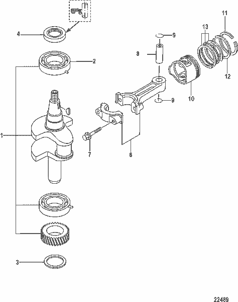 Order MERCURY 8M0145825 Connecting Rod Assembly