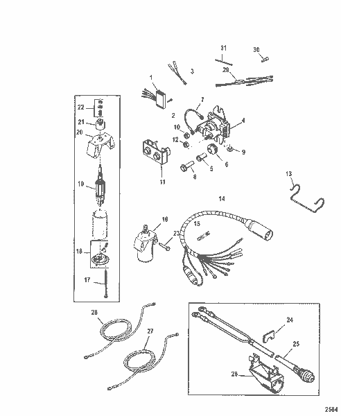 Order MERCURY 92436A 9 Harness Assembly, Engine Wiring