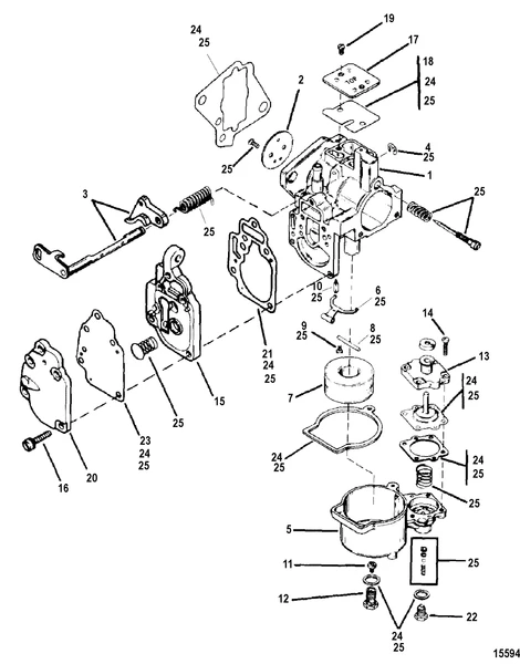 Order MERCURY 9726T18 Carburetor, (Wmc-77)