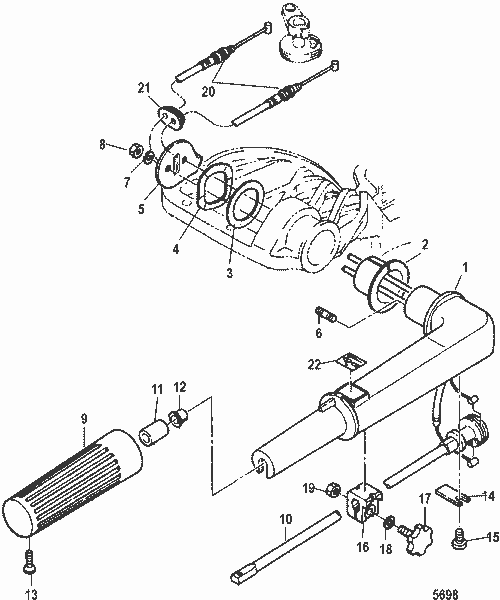 Order MERCURY 804898 Wire, Throttle