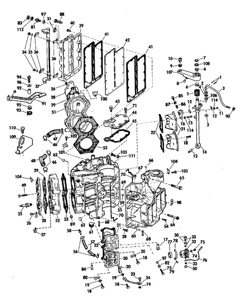 EVINRUDE-JOHNSON 132823 Screw, Lever Clamp