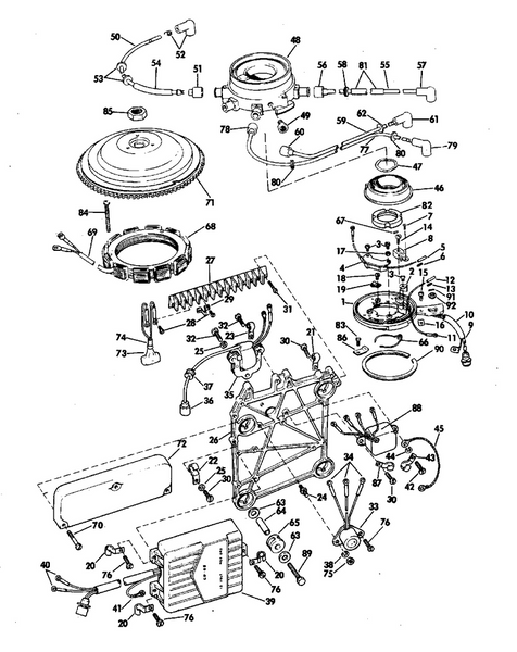 EVINRUDE-JOHNSON 384461 Sensor Assembly