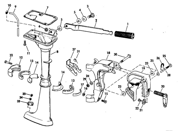 EVINRUDE-JOHNSON 327606 Anode