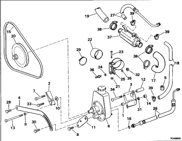 EVINRUDE-JOHNSON 3852700 Screw, Support Tube