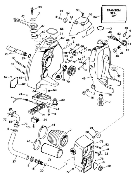EVINRUDE-JOHNSON 959422 Screw, Anode