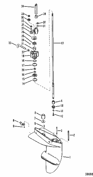 Order MERCURY 89980 Impeller