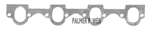 MERCURY 68715 Gasket Exhaust Manifold To Head