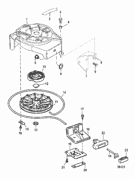 Order MERCURY 12066T03 Rope (64.00/67.00 In.)
