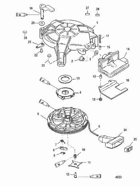Order MERCURY 8M0110703 Rope, Starter