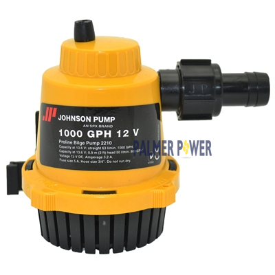JOHNSON PUMP 22102 Proline Bilge Pump 1000 GPH 12V