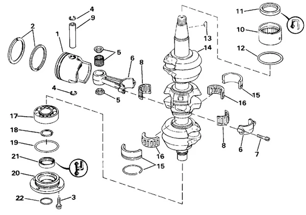 EVINRUDE-JOHNSON 310585 O RING C=4