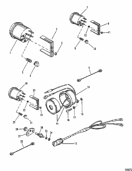 Order MERCURY 8M0084588 Spacer, Alarm Horn - (Old Design)