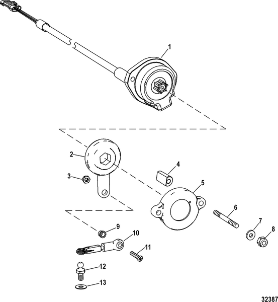 Order MERCURY _ 96113 _ Screw, (#10-32 X .880) Stainless Steel
