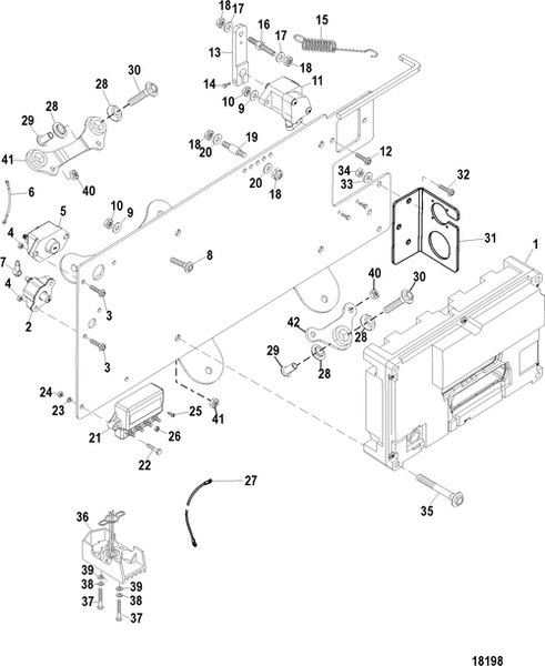 Order MERCURY _ 8267089 _ Nut, (.250-28)
