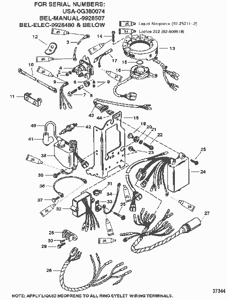 Order MERCURY 822393 20 Screw, (M5 X 20)