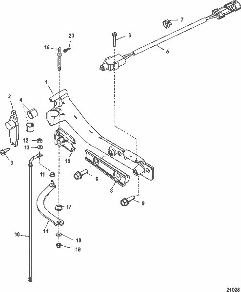 Order MERCURY 8M0026172 Shift Shaft, Upper