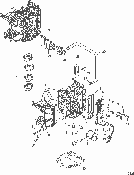 Order MERCURY 825231A02 Gasket Set, Engine