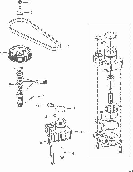Order MERCURY 893504T02 Cylinder Head Assembly