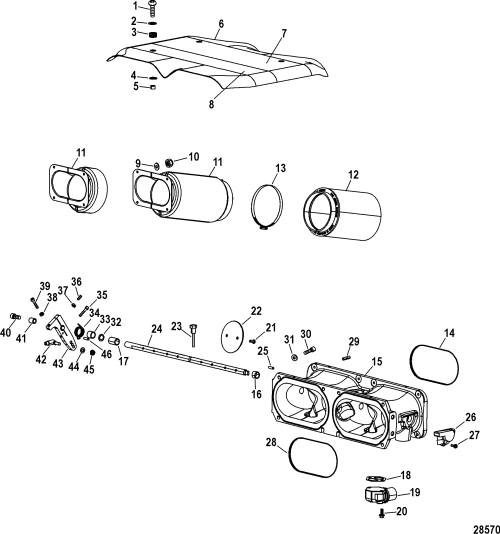 Order MERCURY _ 849903 _ Sensor, Throttle Position