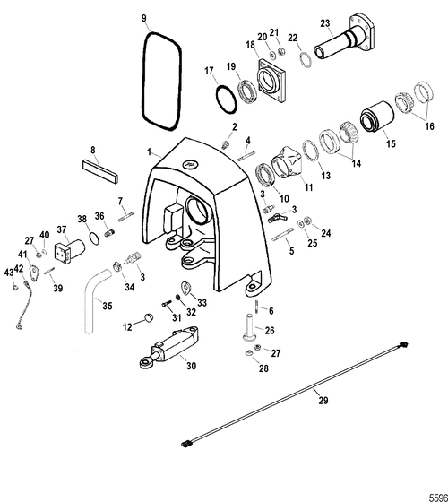 Order MERCURY _ 846616 _ Hose, (23.00 Inches)