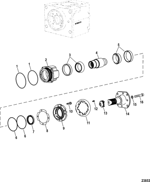 Order MERCURY _ 841986A04 _ Transmission Assembly, Complete