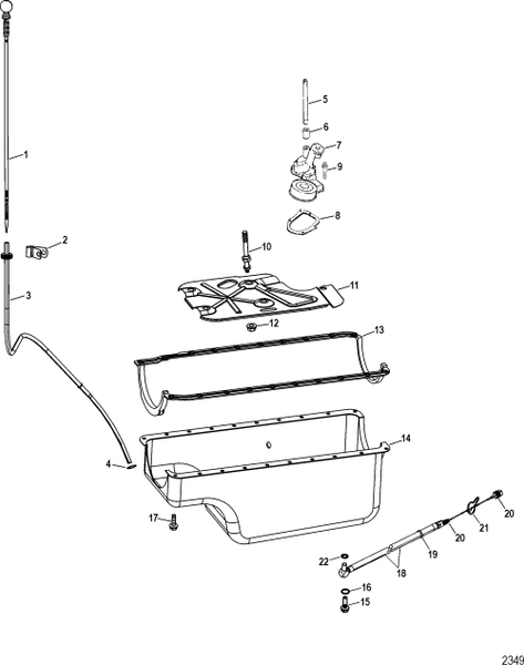 Order MERCURY _ 841178A1 _ Partial Engine Assembly