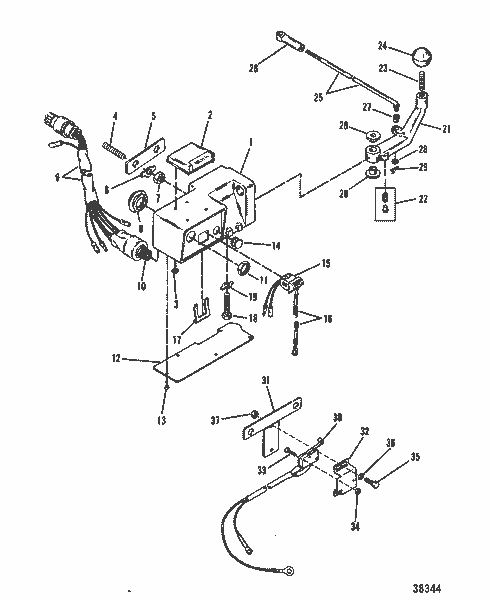 Order MERCURY 57583T Screw, (#8-32 X .375), Bracket To Bracket
