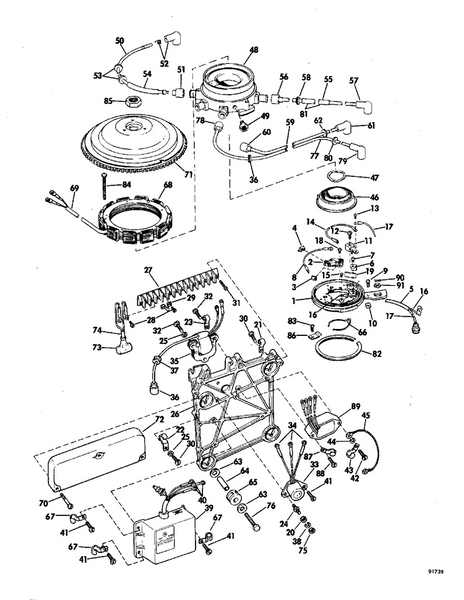 EVINRUDE-JOHNSON 583408 RECTIFIER AY C=3