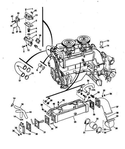 EVINRUDE-JOHNSON 311552 GASKET C=6