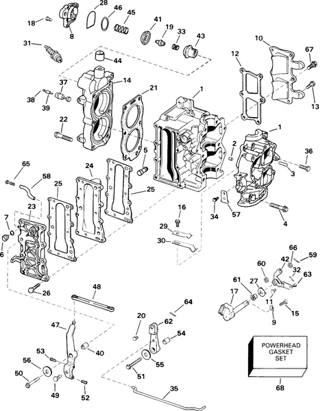 EVINRUDE-JOHNSON 307551 DRAIN FILL PLG 10P C=1 PKG=10