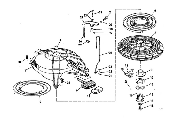EVINRUDE-JOHNSON 202156 PIN C=6