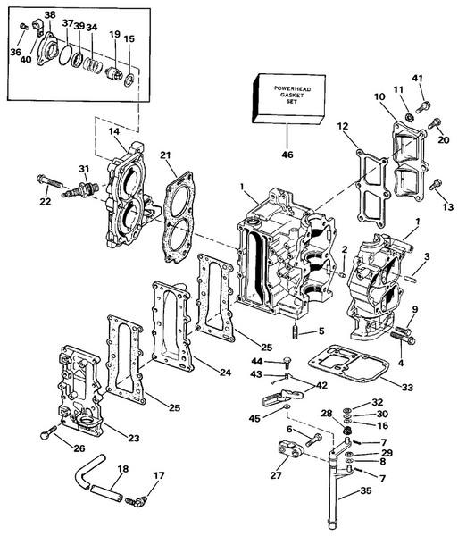 EVINRUDE-JOHNSON 310057 WASHER C=6