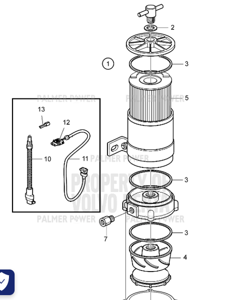 Order VOLVO PENTA 874284 Terminal