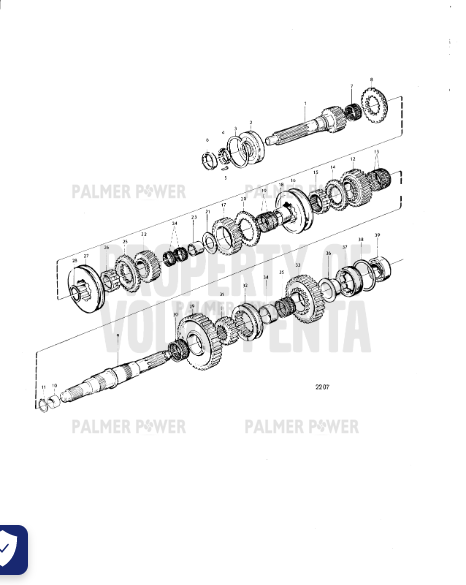 Order VOLVO PENTA 914459 Snap Ring