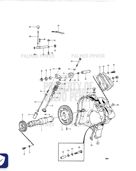 Order VOLVO PENTA 921781 Hexagon Nut