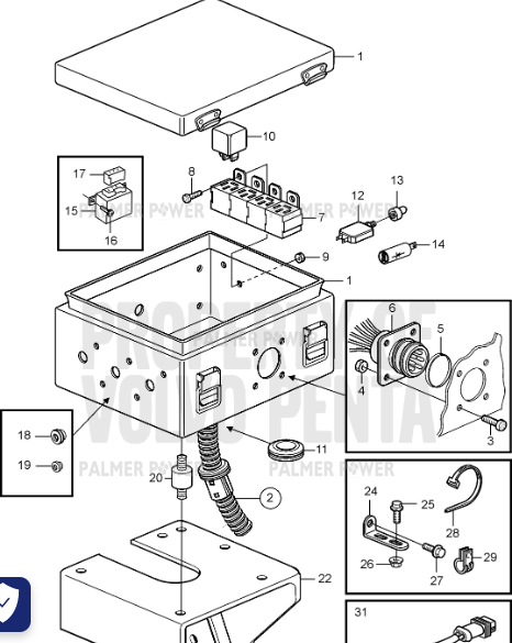 Order VOLVO PENTA 944076 Housing