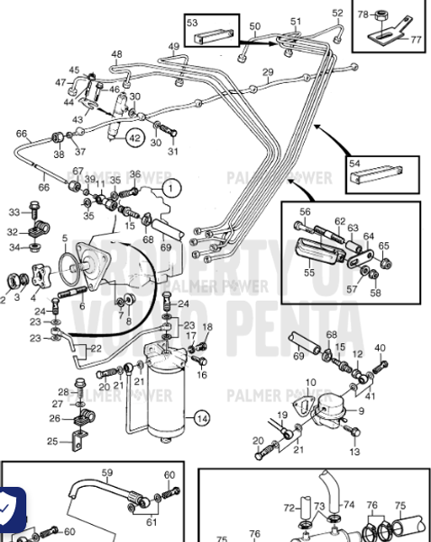 Order VOLVO PENTA 955925 Spring Washer