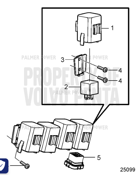 Order VOLVO PENTA 997822 Six Point Socket Screw